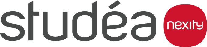 Logo Nexity Studéa, résidence étudiante partenaire du CMH