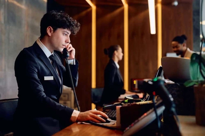 Responsable des réservations d'un hôtel