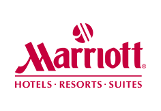 Logo Marriott, groupe hôtelier partenaire du CMH