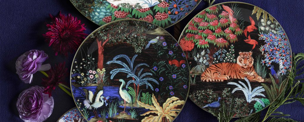 Manufacture de Gien collection Jardin du Palais