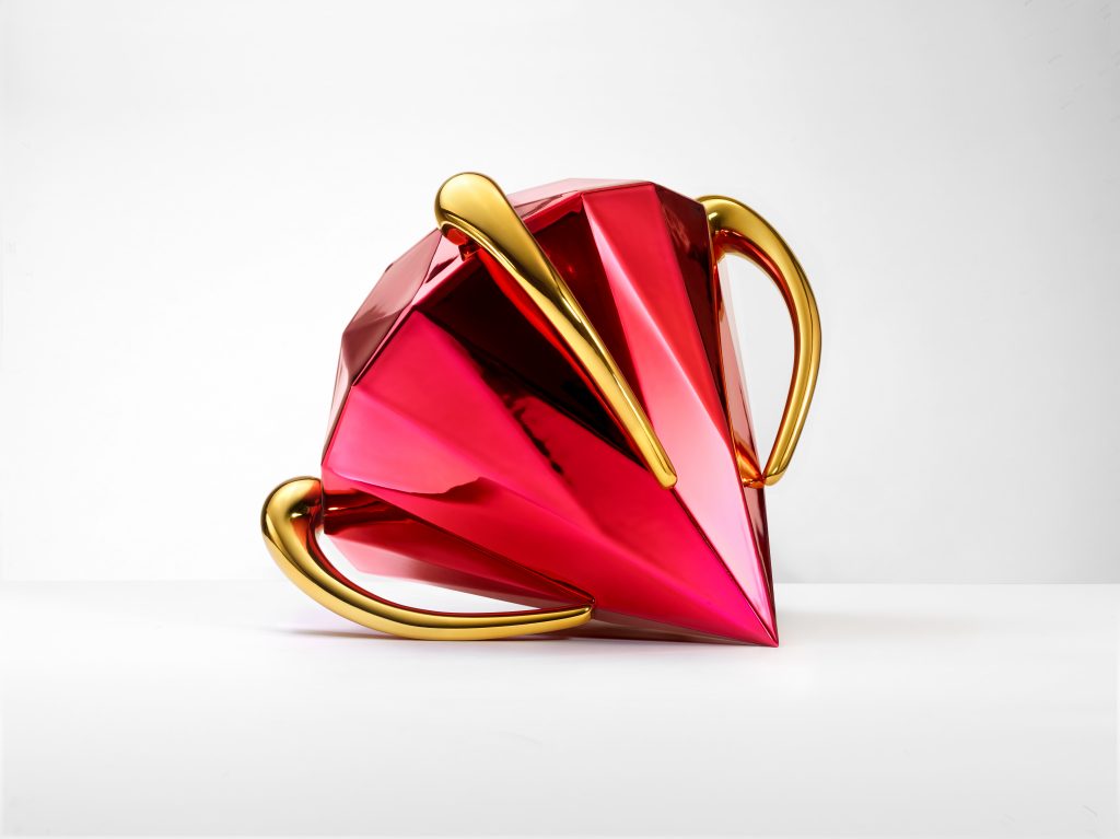Bernardaud Diamond Red Jeff Koons