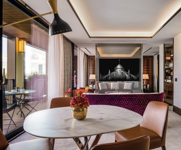 Deluxe suite terrasse Bulgari Hotel Paris